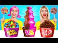 Candy challenge  cooking challenge with jelly eyeballs by turbo team