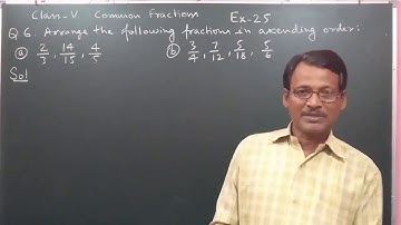 Class 5 Mathematics, Commom Fractions, Ex 25, (Part 4) By Manoj Prasad karn.