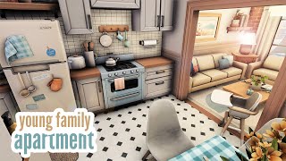 young family apartment \\ The Sims 4 CC speed build