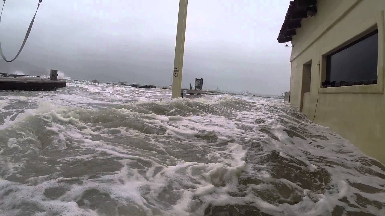 Wild GoPro Video of Storm in Avila Beach, California YouTube