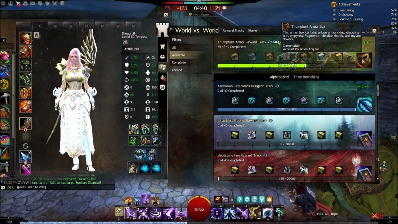 GW2 How To Get FREE EXOTIC GEAR in WvW ( Selectable Stats