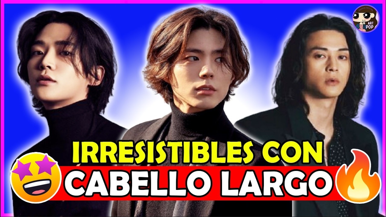 ¡17 ACTORES de KDRAMAS que lucen IRRESISTIBLEMENTE SEXYS con CABELLO LARGO!