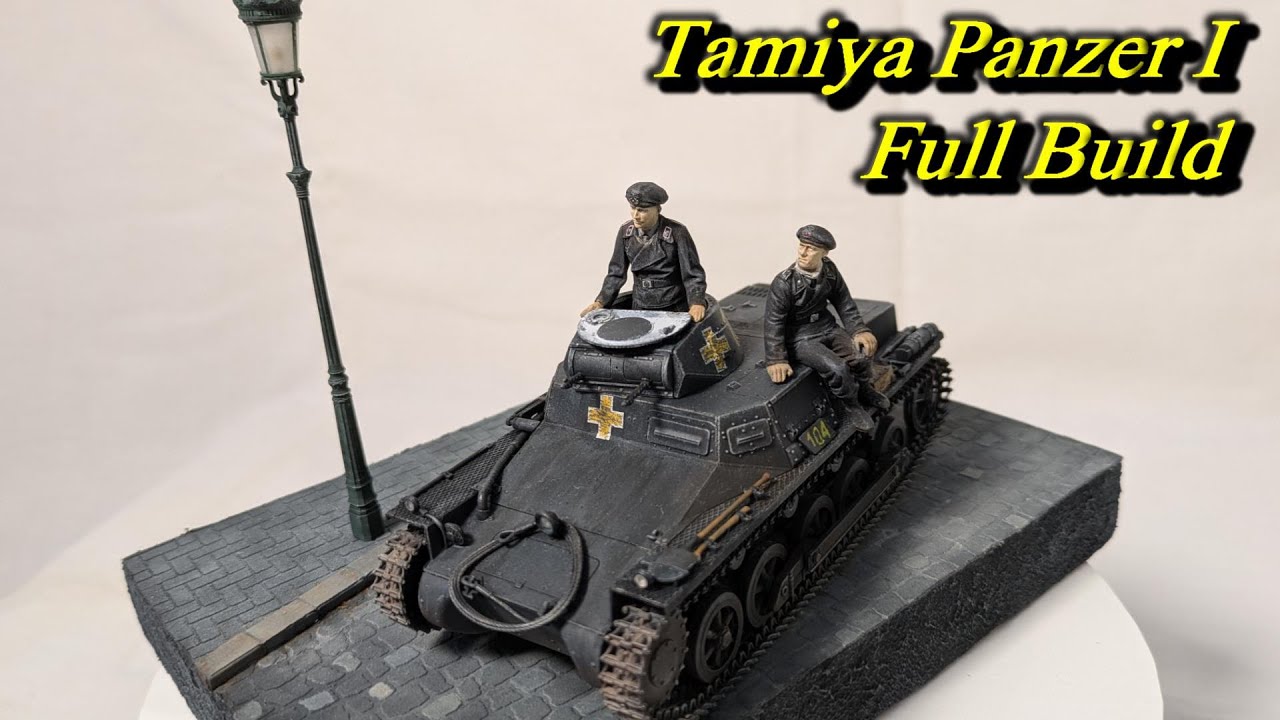 Tamiya German Panzer I Ausf.B Full build ( English Sub ) - YouTube