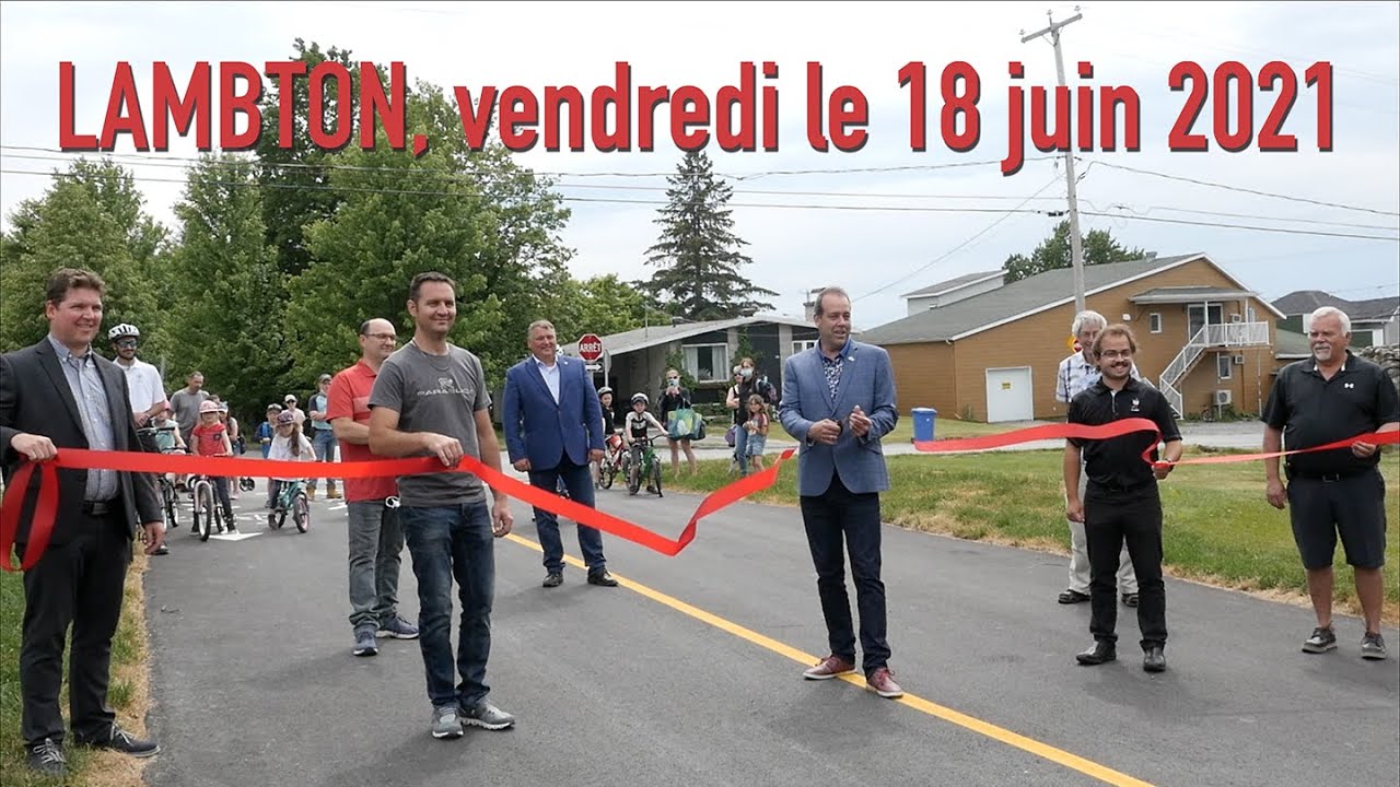 LAMBTON Inauguration De La Piste Cyclable