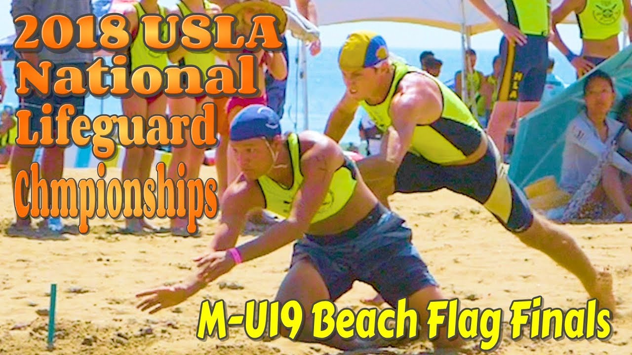 2018 USLA National Lifeguard Championships / M-U19 Beach Flag Final