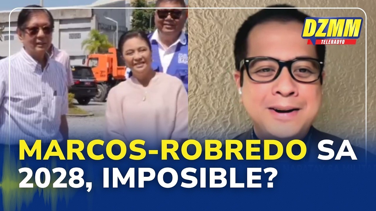 Marcos-Robredo 2028 tandem unlikely amid political differences: analyst | (23 February 2026)