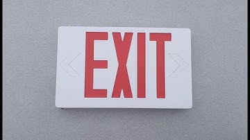 LED-R Standard LED Exit Sign - The Exit Light Co.