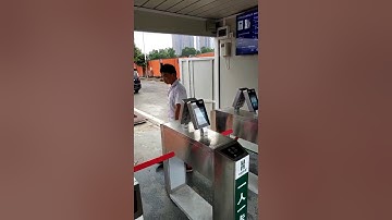 Face recognition with tripod turnstile access control system