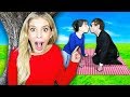 Spying on BEST FRIEND FIRST DATE with Her CRUSH! (Kissing to get Event Secret) | Rebecca Zamolo