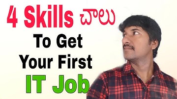 4  Front end Developer Skills To Get  IT Job (Telugu)