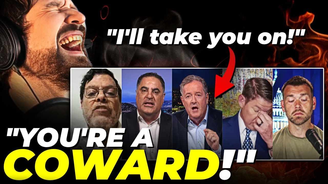 Piers Fights w/ Guest After Getting Called A Coward In Iran vs Israel Debate