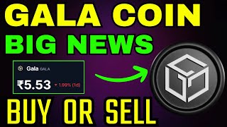 Gala Coin Big News Today || Gala Coin Next Move ? | Gala Coin Prediction