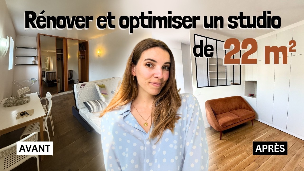 Je transforme un appartement de 22 m² ! RÉNOVATION
