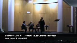 02-Lu I El Dos Estil Pla Conferència Victòria Sousa Genovés Victorieta 2005