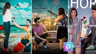 VALENTINE DAY SPECIAL 2019 Photo Editing In Picsart App | Instagram Viral Photo Photo Editing screenshot 4