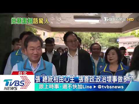 張善政批總統面相不討喜　蔡辦：韓國瑜化