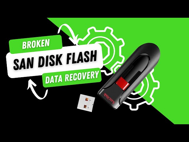 Broken SanDisk Flash Pen-Drive Data Recovery | How To Repair A Broken USB Head on Flash Drive