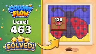 Colony Flow! - Level 463 Walkthrough 🧩 | Solution & Gameplay (ABI GAMES) 🐜