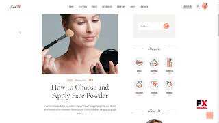 Glamchic Beauty Blog And Online Magazine Wordpress Theme Len Ken