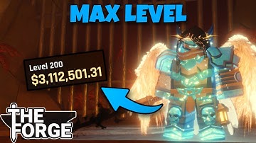 The FASTEST Way To Get Max Level In The Forge Roblox! (Free Rerolls)