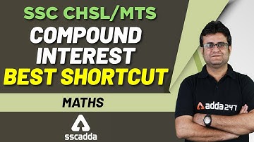 Maths | Compound Interest Best Shortcut | SSC MTS | CHSL 2019