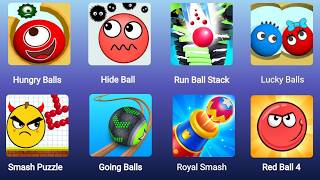 Hungry Balls,Hide Ball,Ball Run Stack,Lucky Balls,Smash Puzzle,Going Balls,Royal Smash,Red Ball 4 screenshot 2