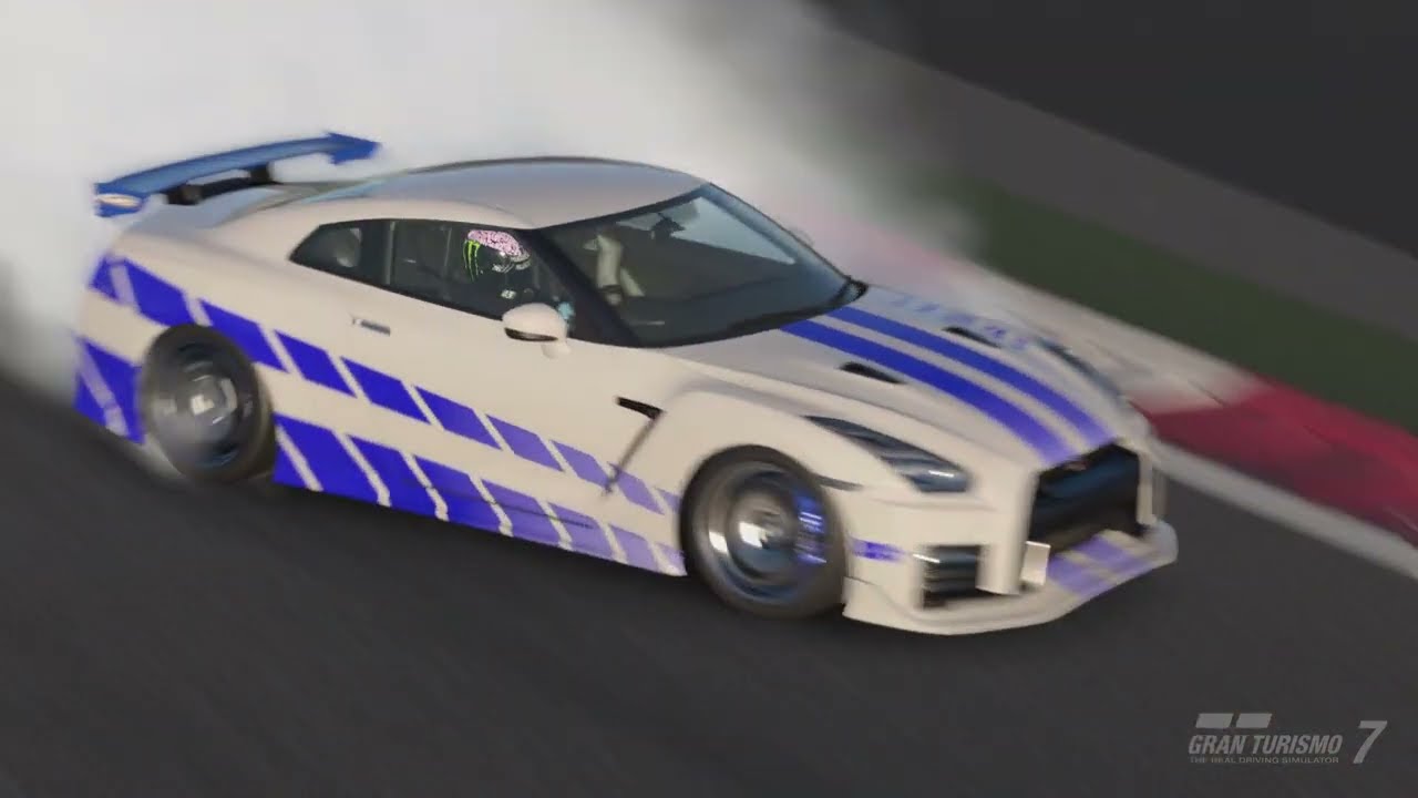 Paul Walker skyline R35 2000hp crazy drift - YouTube