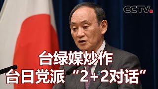台绿媒炒作台日党派“2+2对话” 20210830 | 《海峡两岸》CCTV中文国际