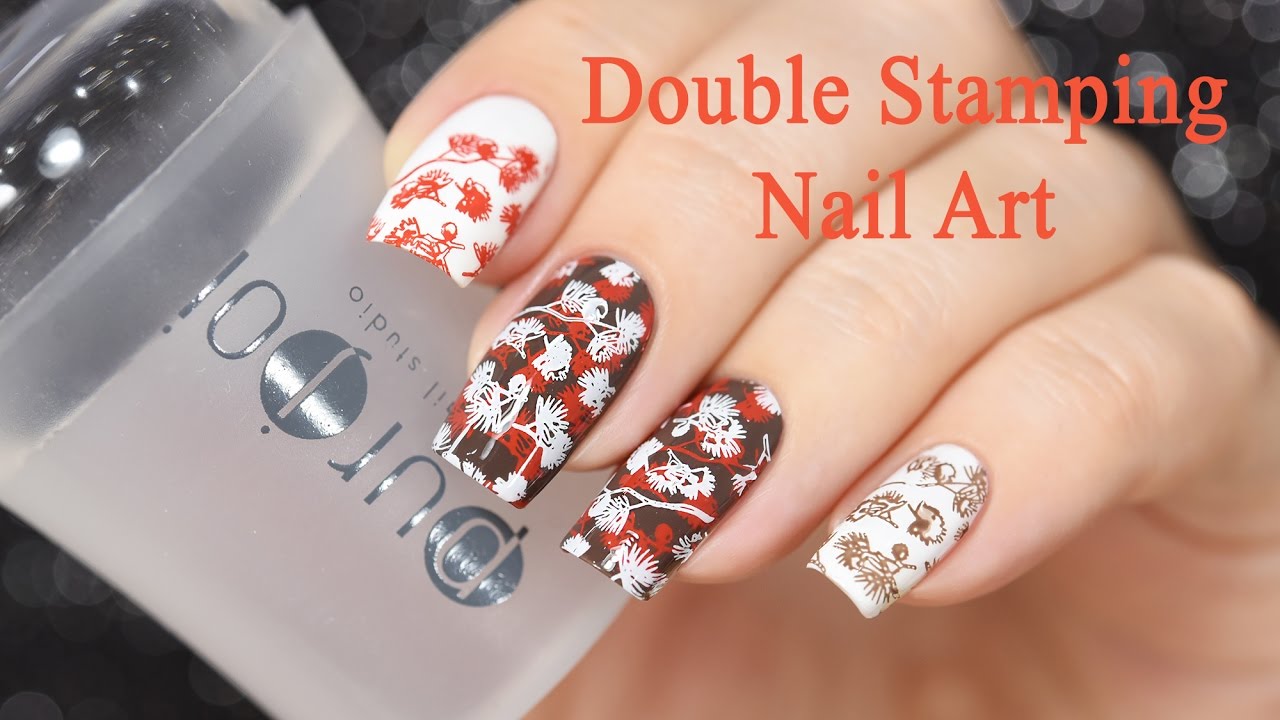 Double Stamping Nail Art Tutorial - wide 3