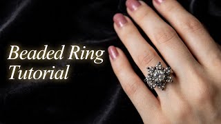 ✨ Crystal Beaded Ring Tutorial | Elegant DIY Handmade Jewelry for Beginners