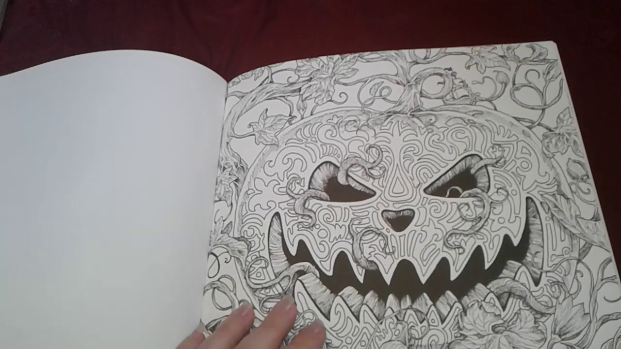 Adult Coloring Fantomorphia Flip through and Chat w/Kaelyn - YouTube