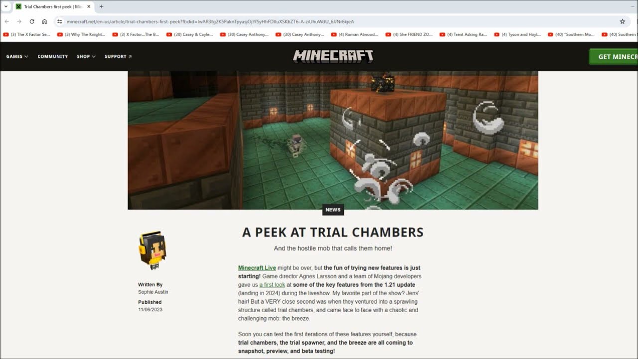 Trial Chambers first peek