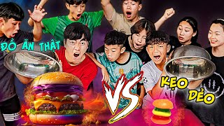 Thái Chuối Thử Thách Kẹo Dẻo Vs Đồ Ăn Thật - Gummy Food Vs Real Food