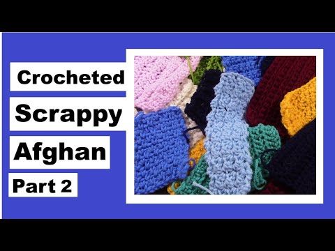 Crocheted Scrappy Afghan