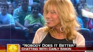 Video thumbnail of "Carly Simon on Today (2008) Full-Interview!"