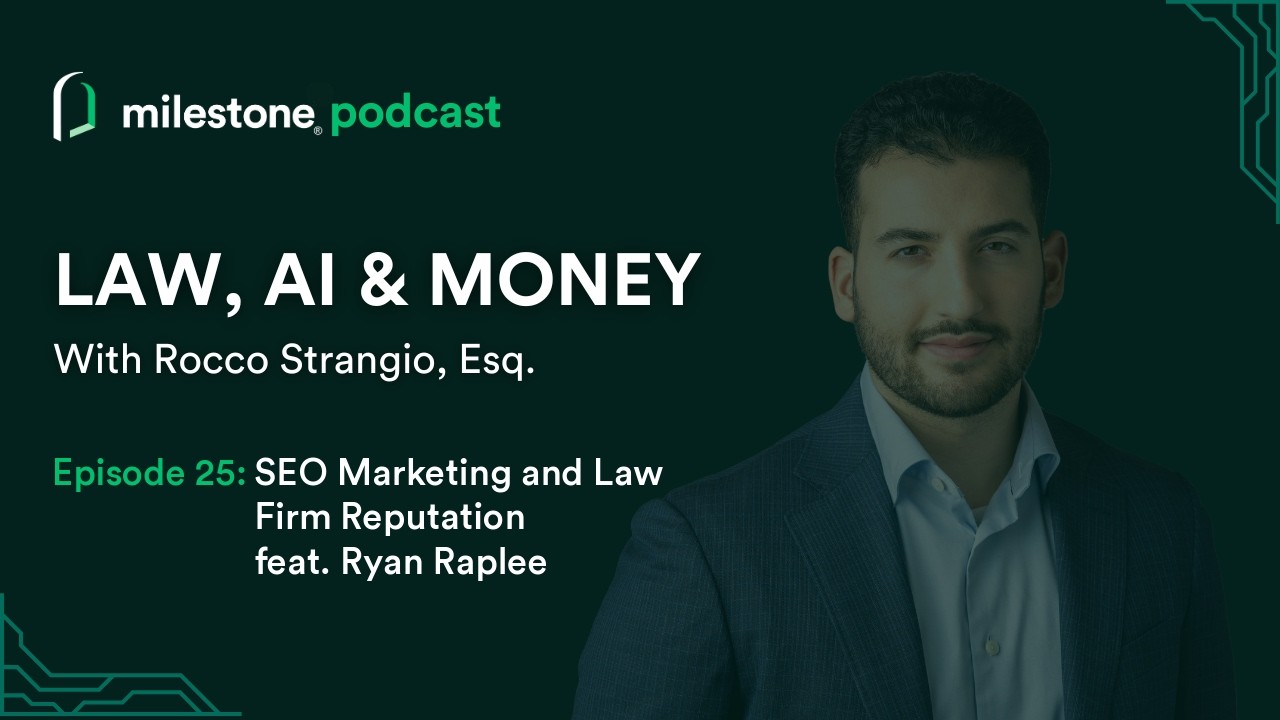 SEO Marketing and Law Firm Reputation feat. Ryan Raplee | Law, AI & Money Ep. 25