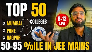 Low JEE Percentile? (50–95 %ile) Top MHT CET Colleges in Mumbai, Pune, Nagpur Through JEE Mains!
