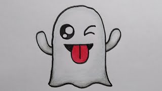 สอน​วาดรูป​ผีวันฮาโลวีน​น่ารัก​เก๋ไก๋​ | Drawing​ a​ cute​ Halloween​ Ghost | My​ Sky​ Channel. screenshot 2