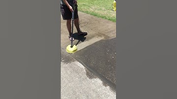 FAST WAY TO CLEAN DRIVEWAY AND FOOTPATH - KARCHER K2 PRESSURE WASHER WITH SURFACE CLEANER