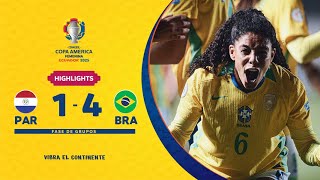 PARAGUAY 1-4 BRASIL | Highlights | CONMEBOL Copa América Femenina 2025™