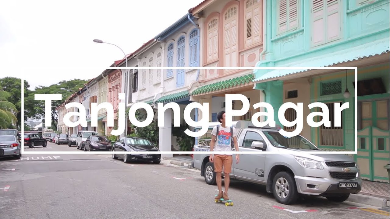 Tanjong Pagar on Penny Board: การผจญภัยบนเพนนี้บอร์ด (The Walking Backpack)