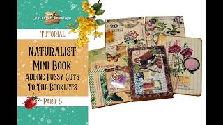 Natural History Mini Book Vol 2-Part 8-Use the Fussy Cuts-Tutorial @MyPaperEnvelope