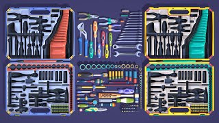 Industrial Toolkit Pack - 117 Lowpoly Toon Style Mechanical Tools Big Collection