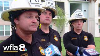 Wesley Chapel Apartment Fire Press Conference
