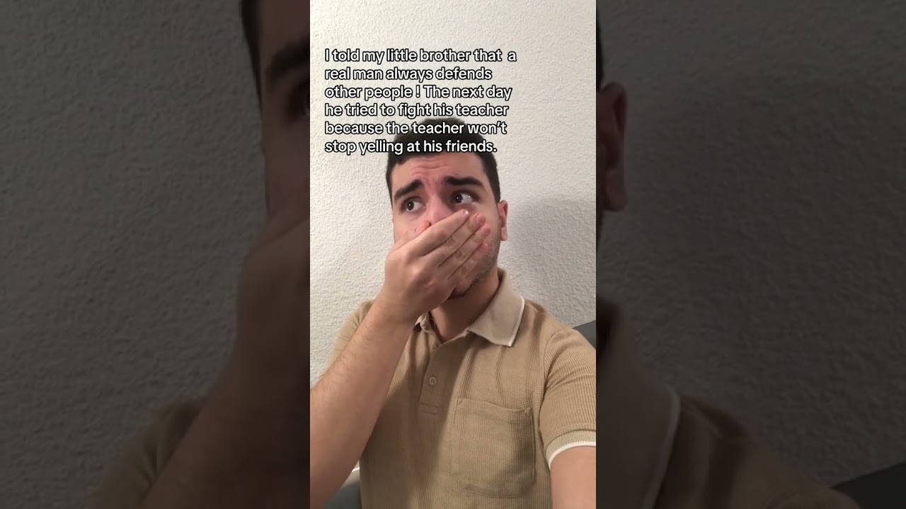 He took my advice a little too seriously... 