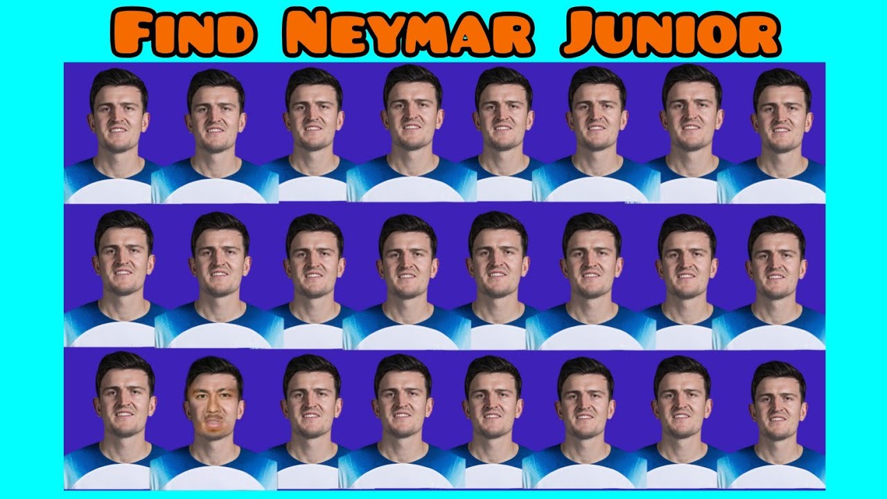 can You Find Neymar jr ? (IQ Improve Football Quiz) ⚽️ Where is Neymar ...