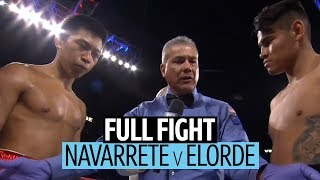 Brutal beatdown! Emanuel Navarrete v Juan Miguel Elorde full fight | Fury v Wallin undercard