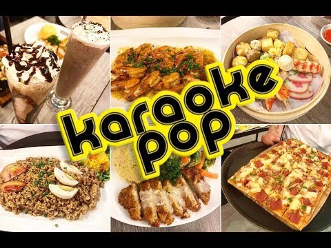 Karaoke Pop Family K-TV, Manhattan Row, Araneta Center, Food Review