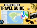 Create your own travel guide iphone and mac
