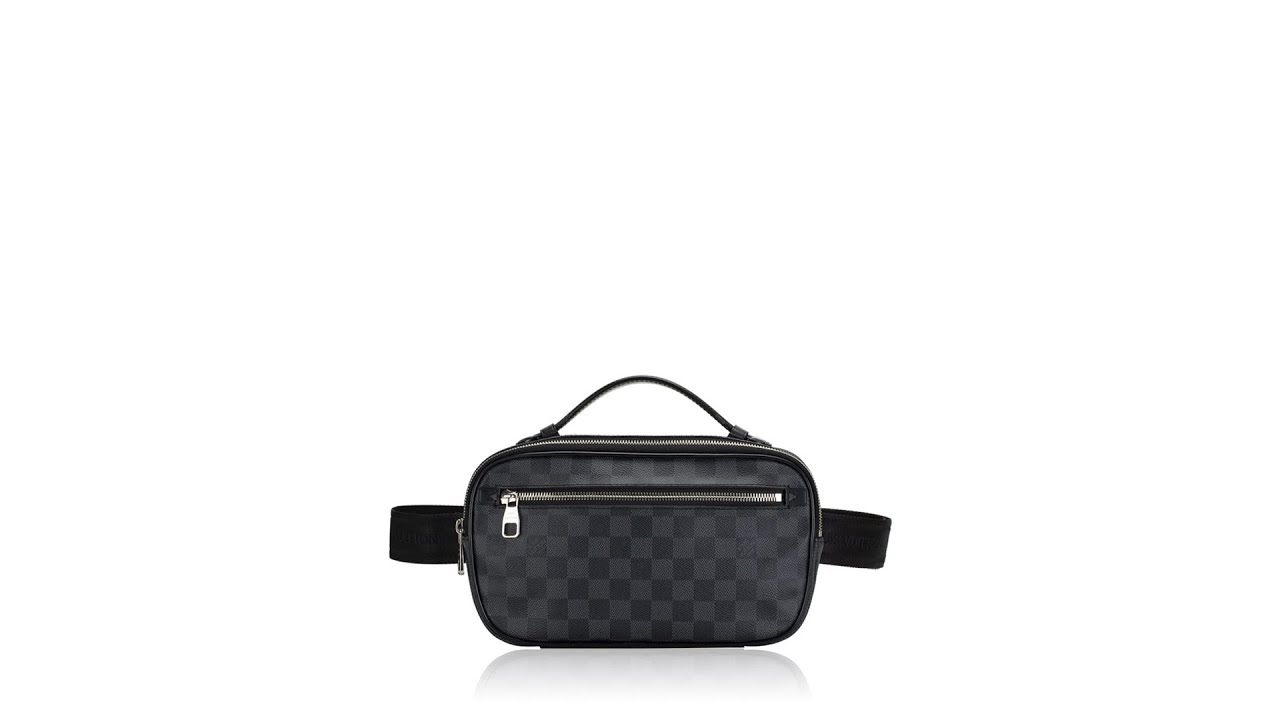 Louis Vuitton Damier Infini Ambler Belt Bag - Black Waist Bags